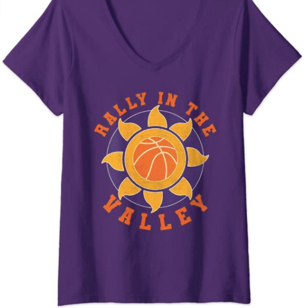 New Rally in the Valley Phoenix Suns V-Neck T-Shirt